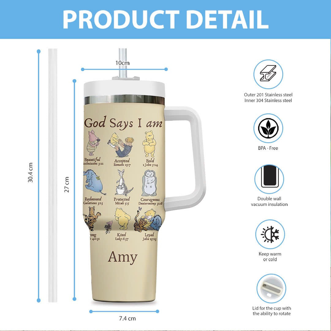 Personalized Winnie-the-Pooh 100th Anniversary 40oz Tumbler – VANDH5119
