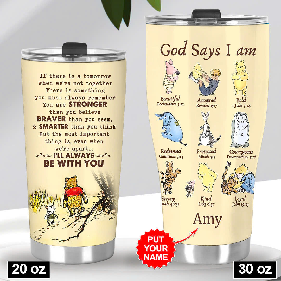 Personalized Winnie-the-Pooh 100th Anniversary Tumbler Cup – VANDH5120