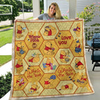 Winnie-the-Pooh Quilt Blanket – TMTHU6401