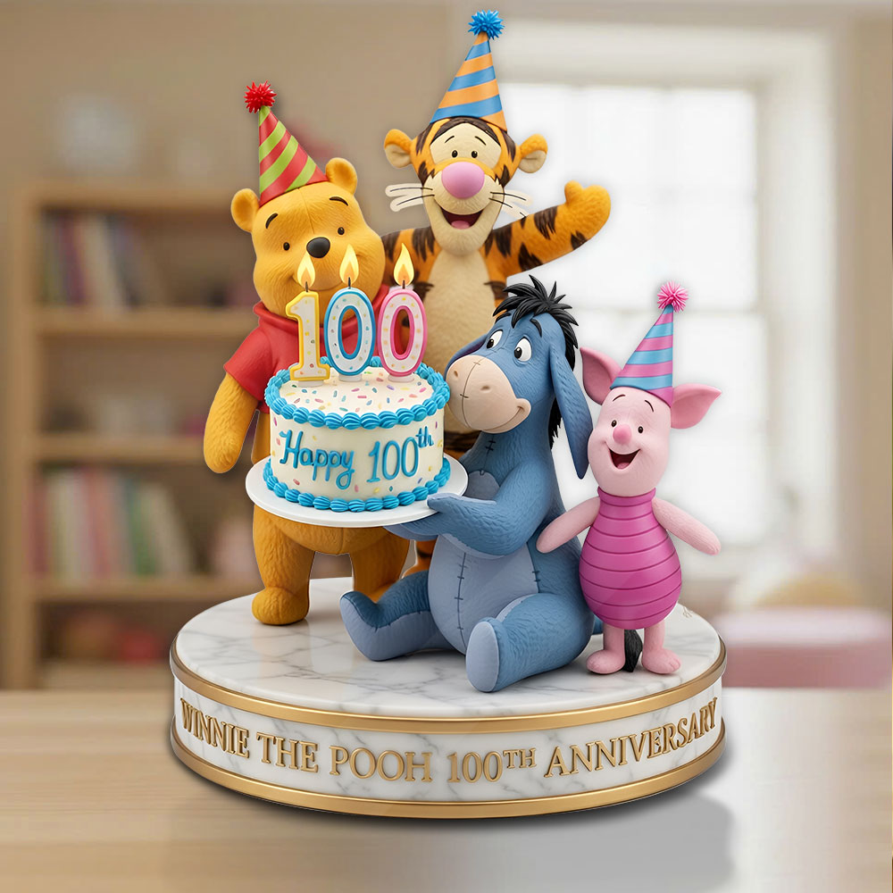 Winnie-the-Pooh x Eeyore 100th Anniversary Custom Shape Acrylic Plaque – TMTHU4742
