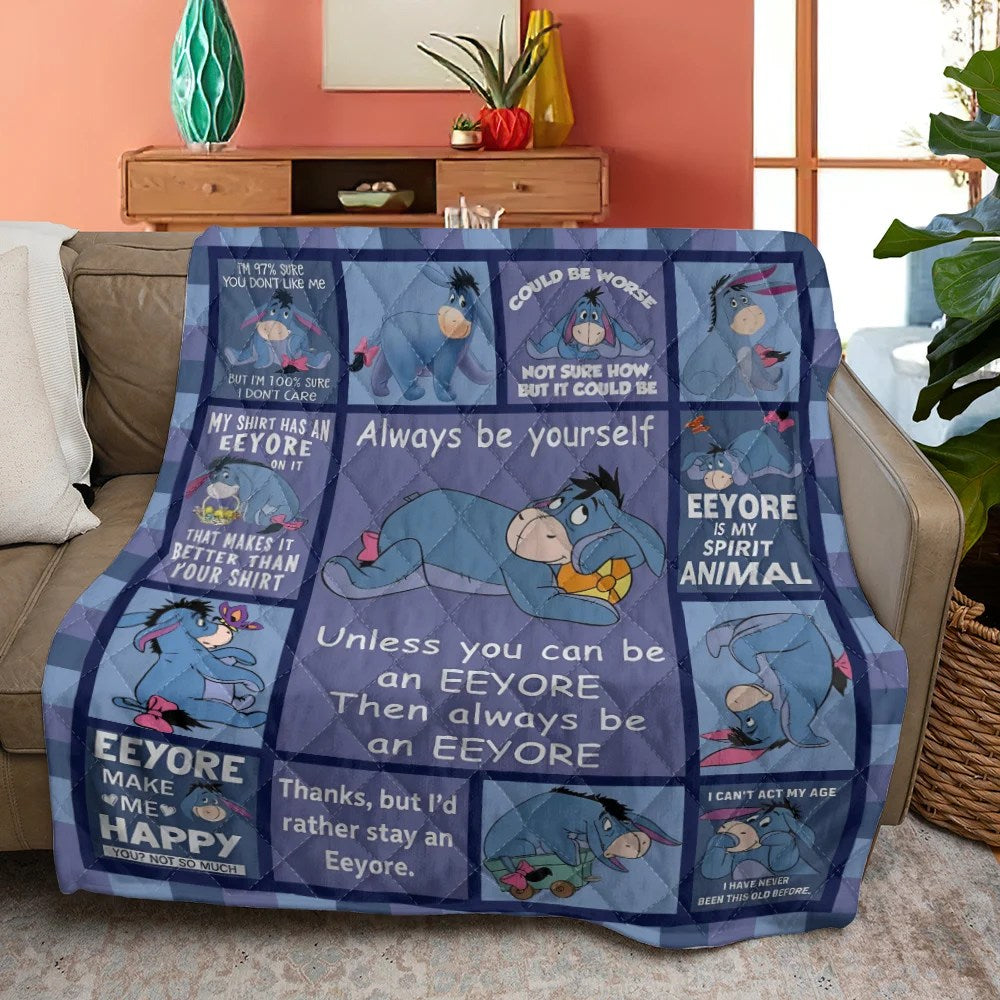 Winnie-the-Pooh x Eeyore Quilt Blanket – TMTHU9463