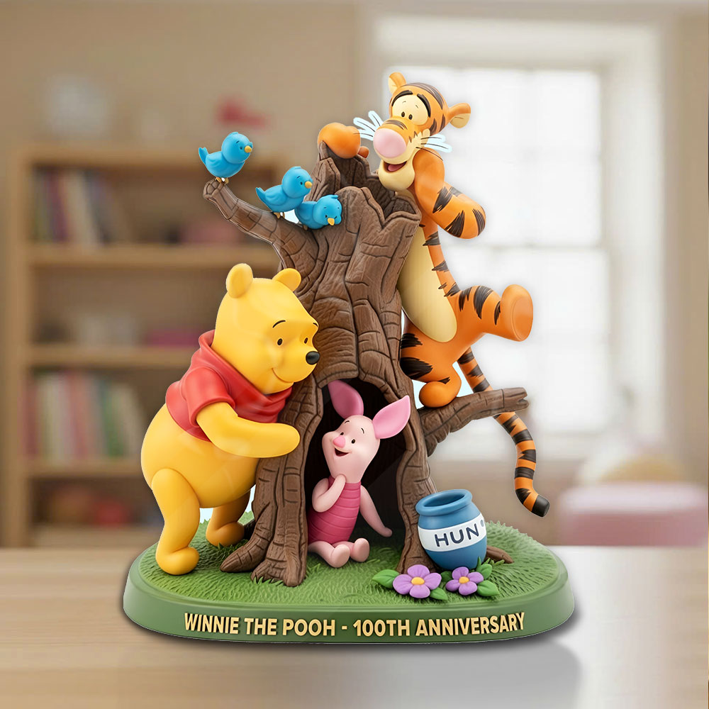 Winnie-the-Pooh 100th Anniversary Custom Shape Acrylic Plaque – TMTHU3735