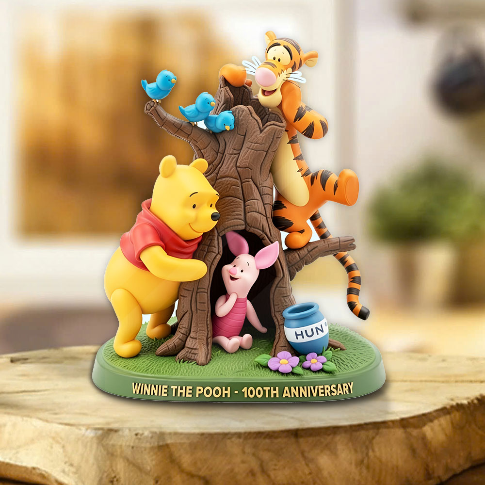 Winnie-the-Pooh 100th Anniversary Custom Shape Acrylic Plaque – TMTHU3735