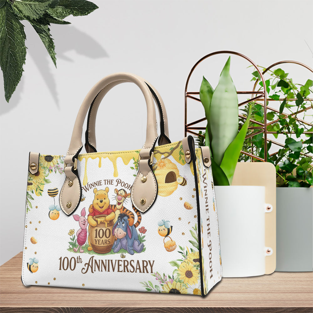 Winnie-the-Pooh 100th Anniversary Leather HandBag – TMTHU3035