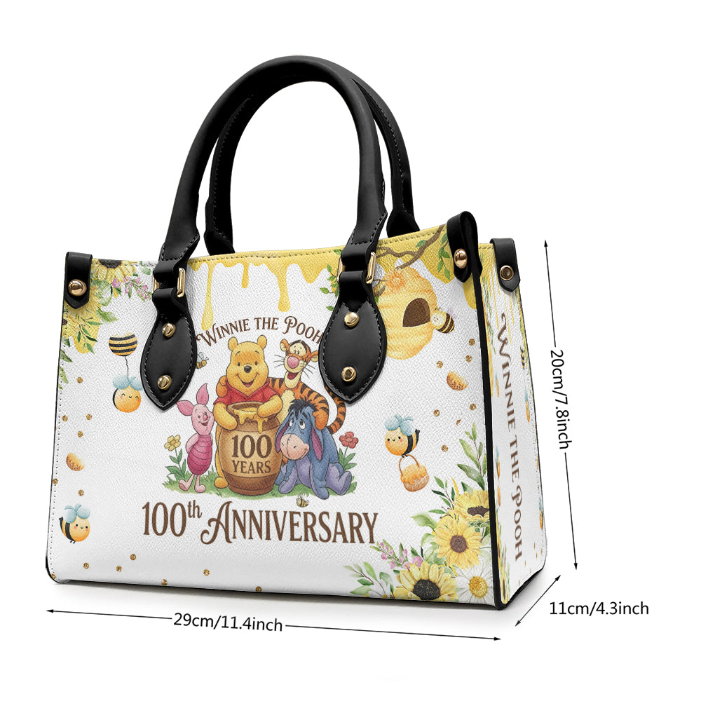 Winnie-the-Pooh 100th Anniversary Leather HandBag – TMTHU3035