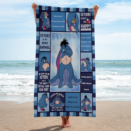 Winnie-the-Pooh x Eeyore Rectangle Beach Towel – HOATT15681