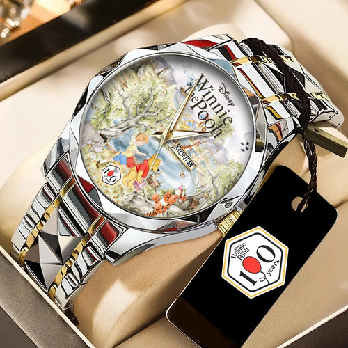 Winnie-the-Pooh 100th Anniversary Alloy Luxury Quartz Watch – GNE7840