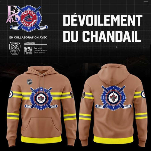 Winnipeg Jets Fire Safety Service Hoodie