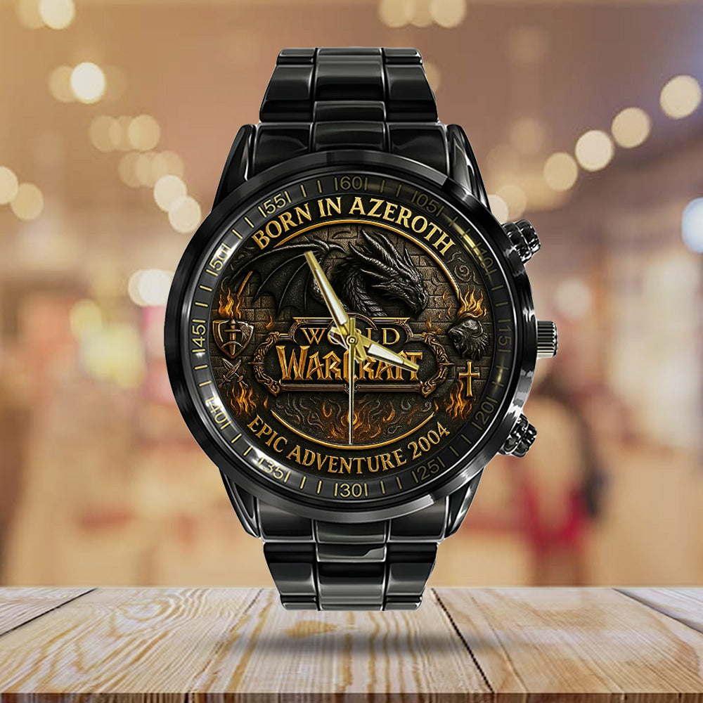 World Of Warcraft Black Stainless Steel Watch – TANTN16265