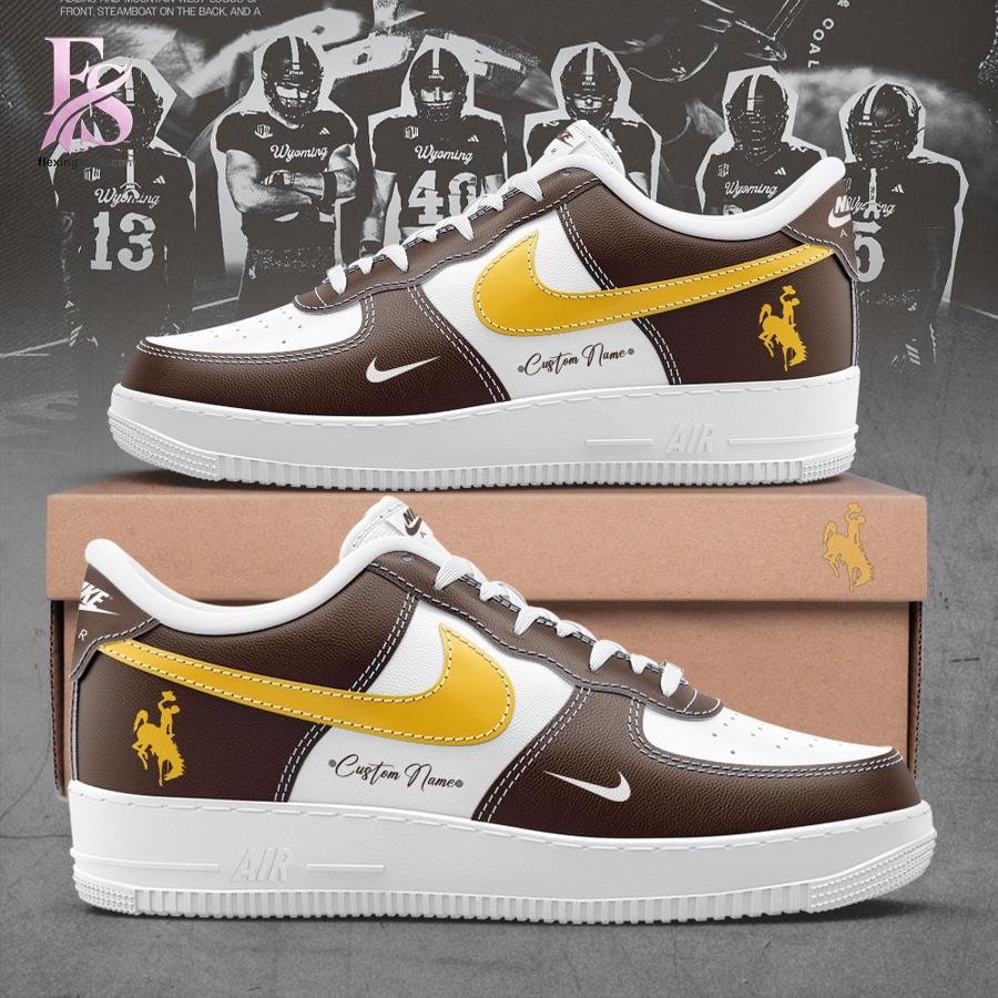 Wyoming Cowboy Nike Air Force Shoes