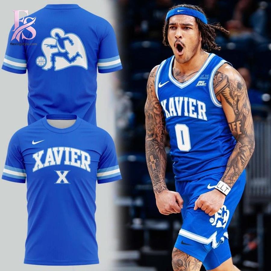 Xavier Musketeers Running Man Shirt