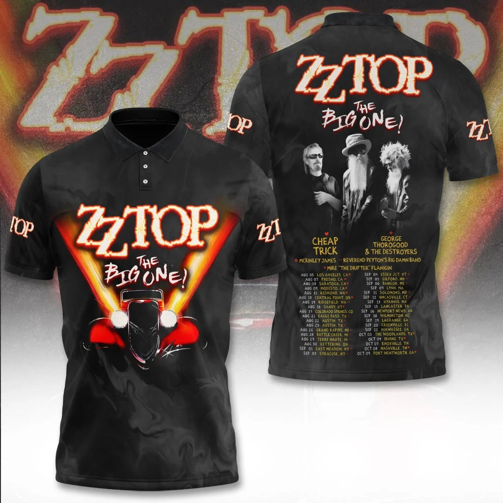ZZ Top Tour 2026 3D Apparel – TANTN25452