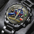 The Legend of Zelda 40th Anniversary Black Stainless Steel Watch – TANTN19995
