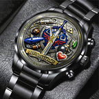 The Legend of Zelda 40th Anniversary Black Stainless Steel Watch – TANTN19995