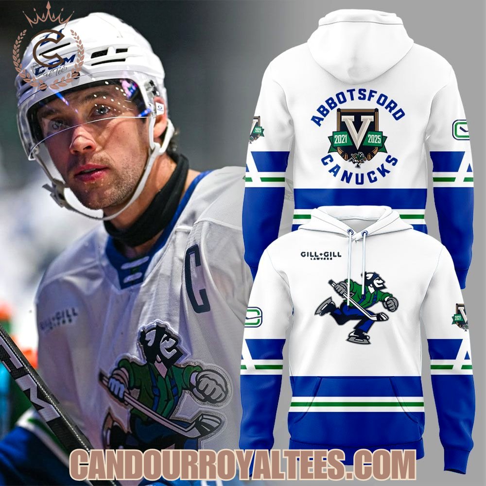 Abbotsford Canucks Newest 5th Anniversary Uniform Hoodie