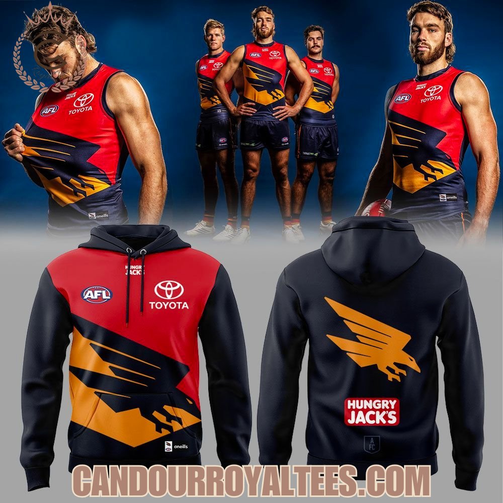 Adelaide Crows 2026 Gather Round Guernsey Hoodie