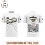 Akron Zips Men’s Basketball 2026 MAC Men’s Basketball Tournament Champions White Shirt