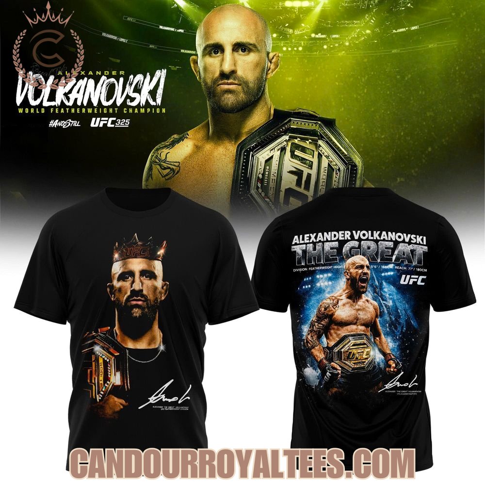 Alexander Volkanovski UFC 325 Featherweight Champion Hoodie