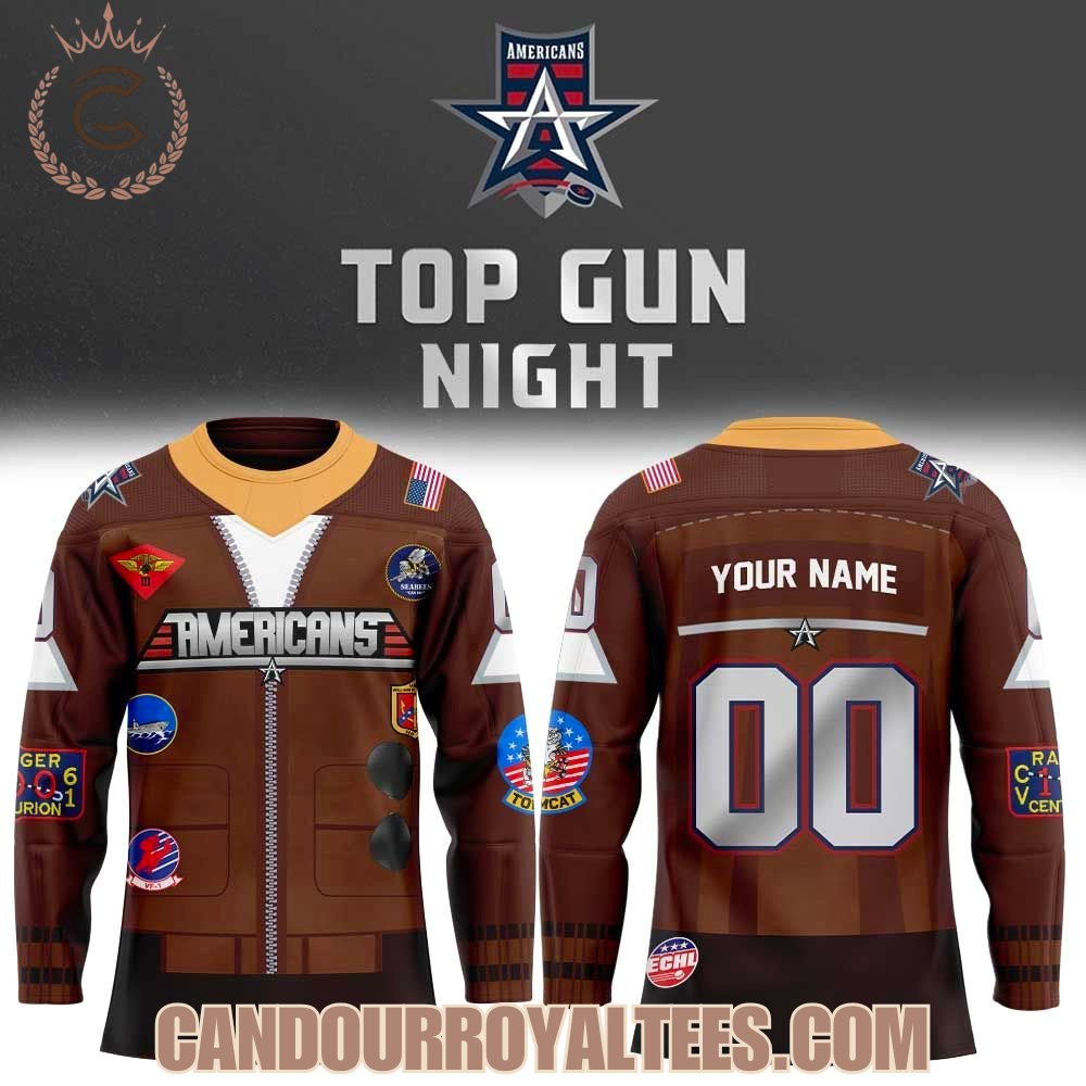 Allen Americans Top Gun Night 2026 Hockey Jersey