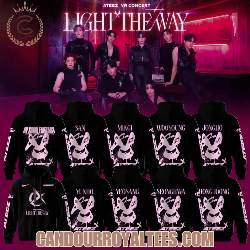 Ateez VR Concert Light The Way Hoodie