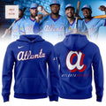 Atlanta Braves City Connect Blue Script Logo Hoodie