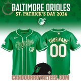 Baltimore Orioles 2026 St. Patrick’s Day Jersey