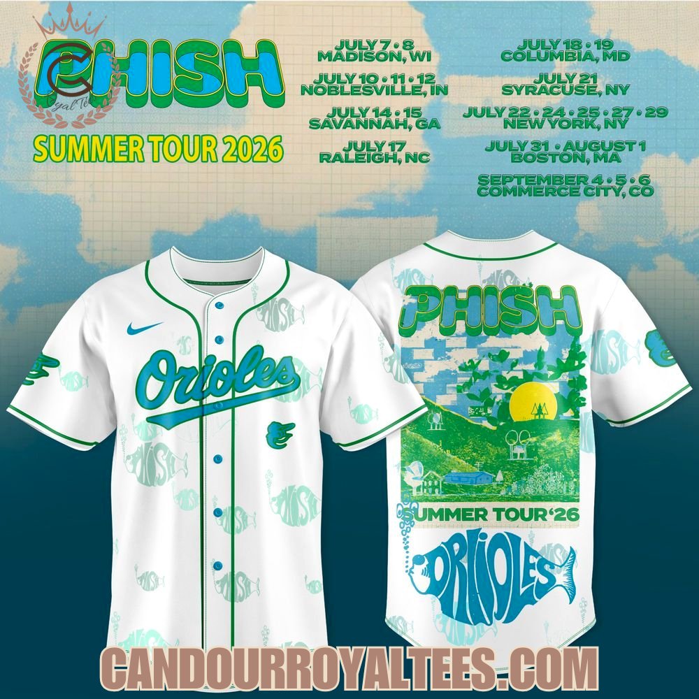 Baltimore Orioles x Phish Summer Tour 2026 Jersey