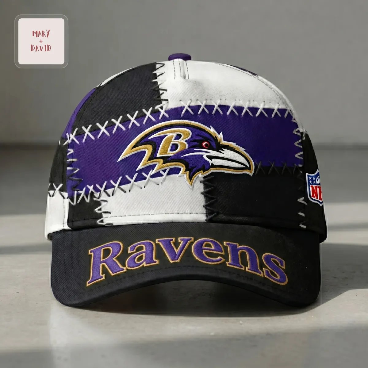 Baltimore Ravens Premium Patchwork NFL Snapback Cap