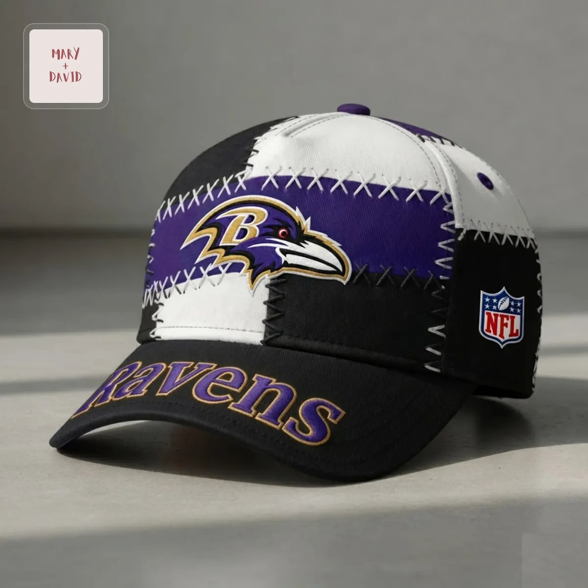 Baltimore Ravens Premium Patchwork NFL Snapback Cap