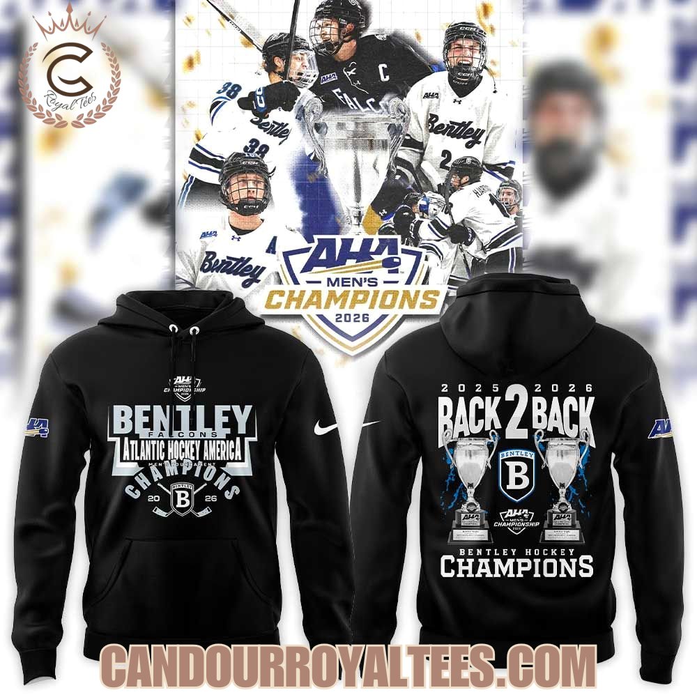 Bentley Hockey 2026 Atlantic Hockey America Champions Tshirt, Hoodie