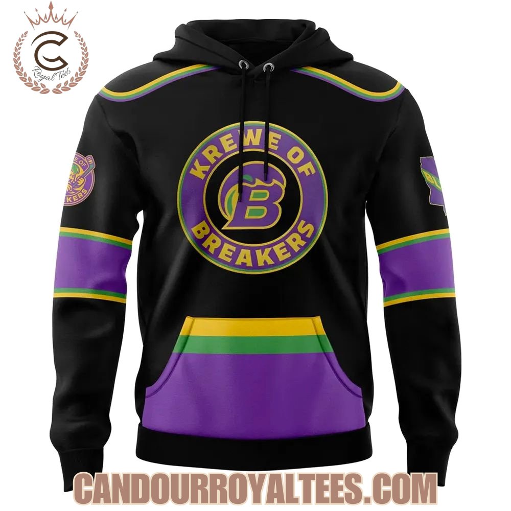 Biloxi Breakers Mardi Gras Hoodie
