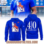 Boise State Broncos 40 Years of Blue Turf Shirt