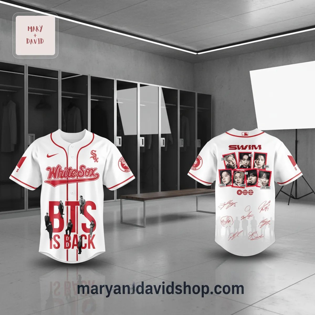 BTS Chicago White Sox “SWIM” Limited Edition Baseball Jersey