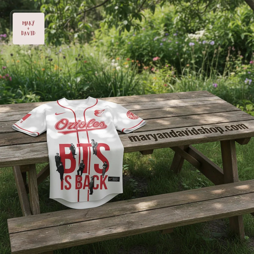 BTS Orioles “SWIM” Is Back K-Pop Fan Baseball Jersey