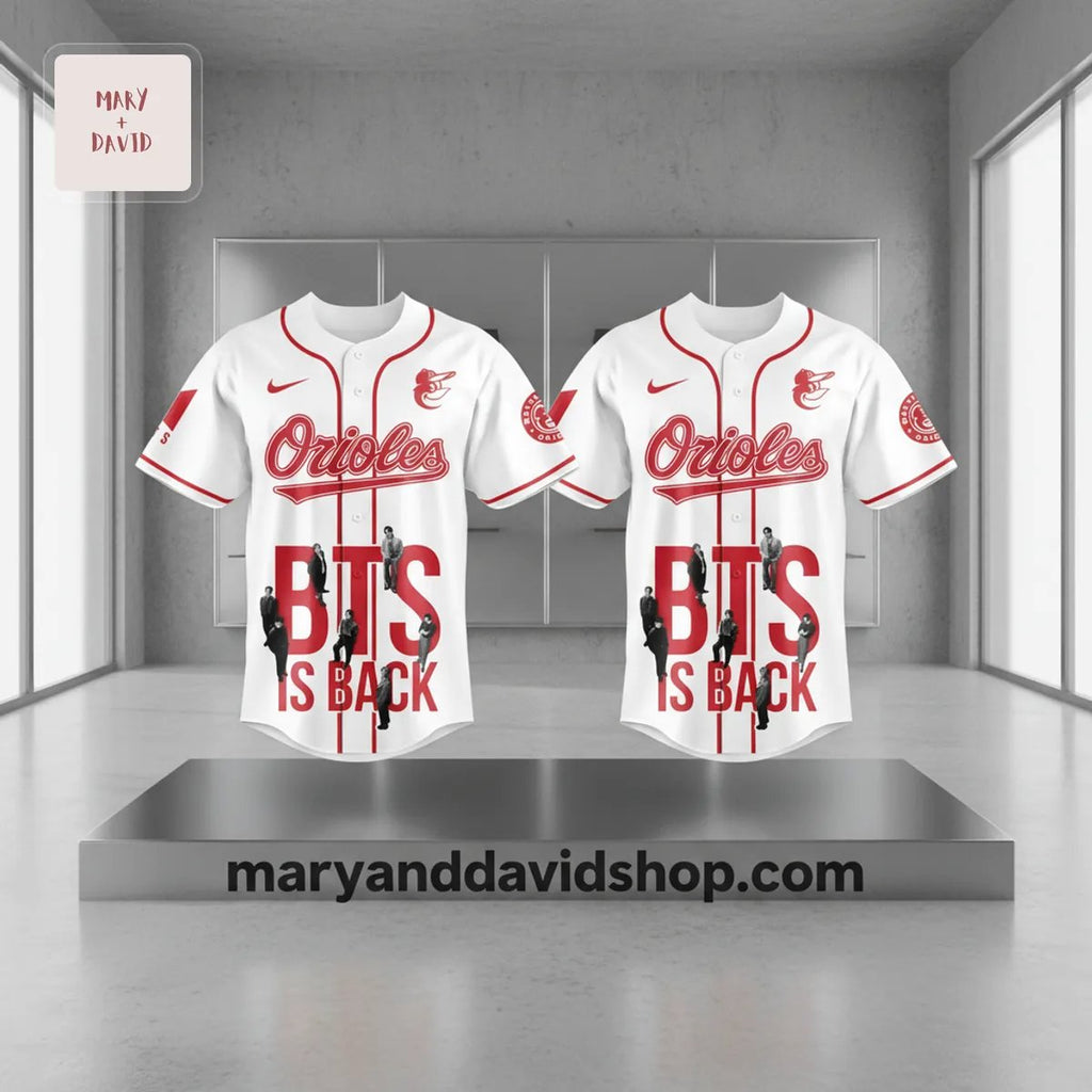 BTS Orioles “SWIM” Is Back K-Pop Fan Baseball Jersey