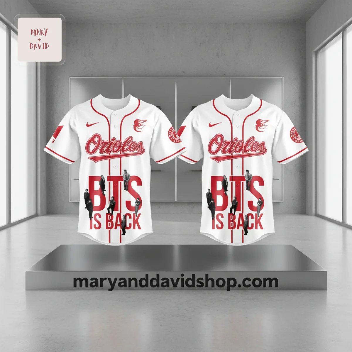 BTS Orioles “SWIM” Is Back K-Pop Fan Baseball Jersey