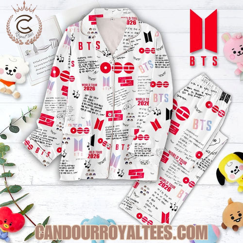 BTS World Tour 2026 Pajamas Set
