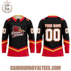 Calgary Wranglers 25th Anniversary Uniform Hockey Jersey