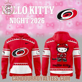Carolina Hurricanes Hello Kitty Night 2026 Hoodie