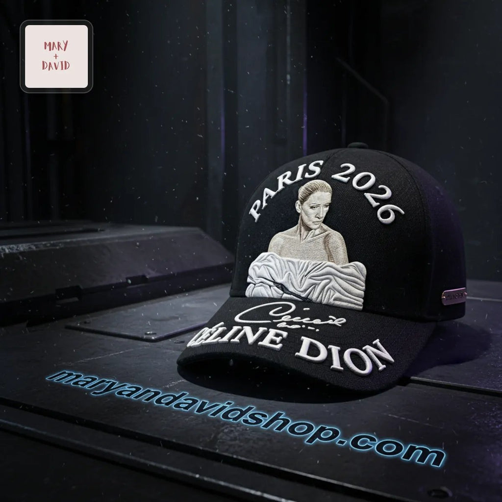 Céline Dion Paris 2026 3D Embossed Fan Baseball Cap