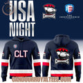 Charlotte Checkers USA Night Hoodie