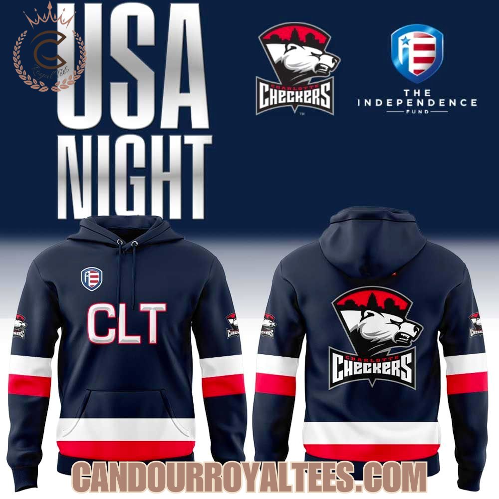 Charlotte Checkers USA Night Hoodie