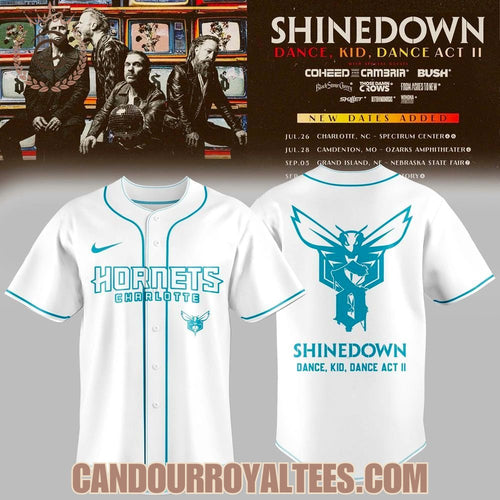Charlotte Hornets x Shinedown Dance, Kid, Dance Act II Jersey