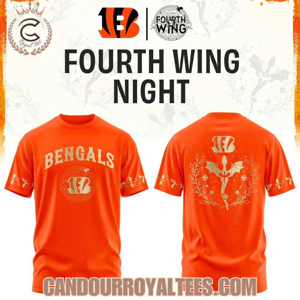 Cincinnati Bengals Fourth Wings Night Hoodie