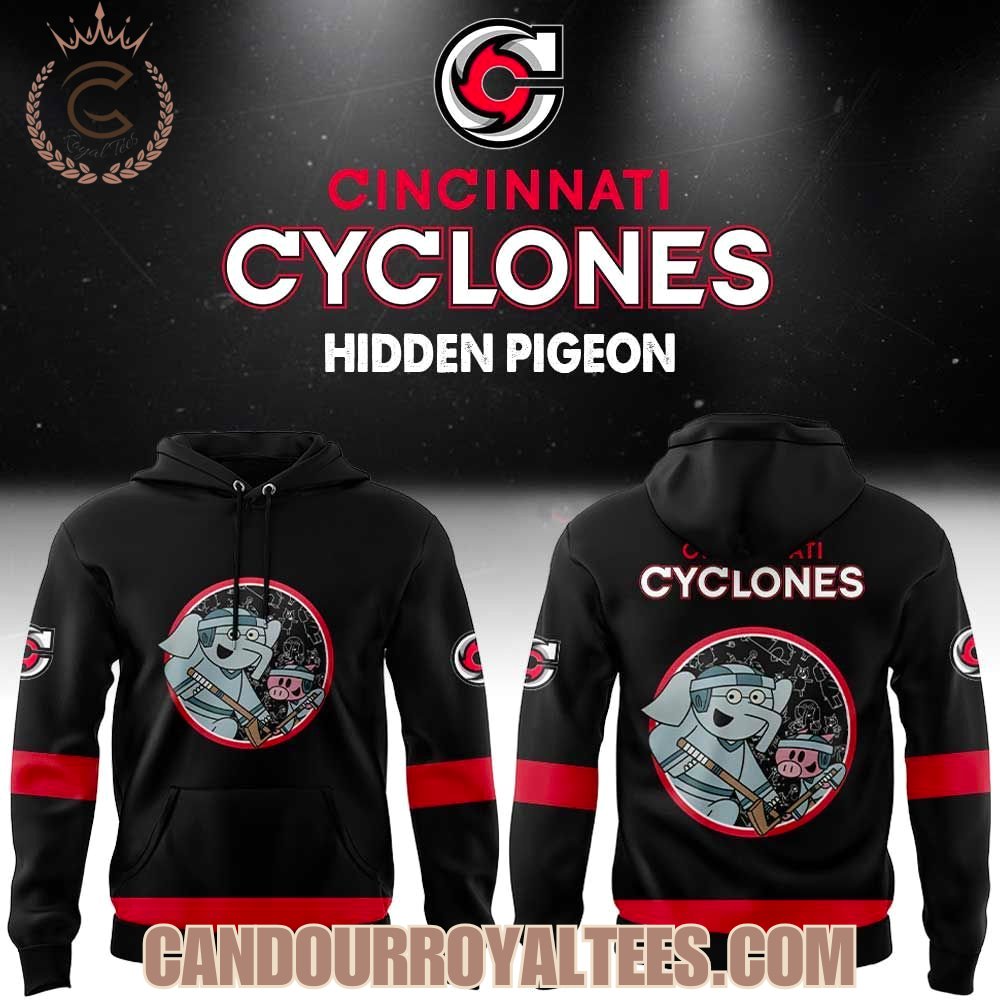 Cincinnati Cyclones Find the pigeon 2026 Hoodie