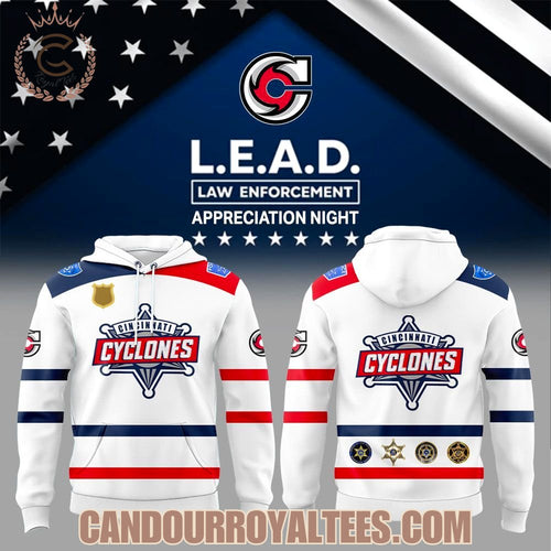 Cincinnati Cyclones Law Enforcement Night Hoodie