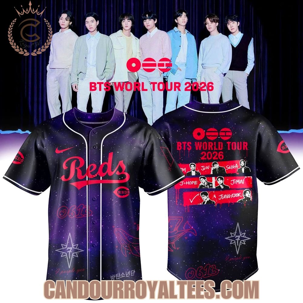 Cincinnati Reds x BTS World Tour 2026 Desert Edition Fan Jersey