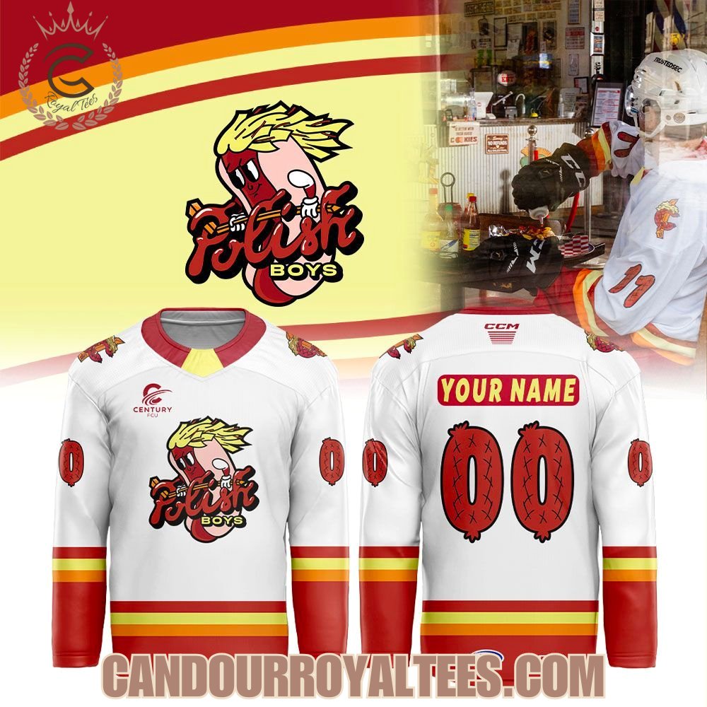 Cleveland Monsters Polish Boys Night Hockey Jersey