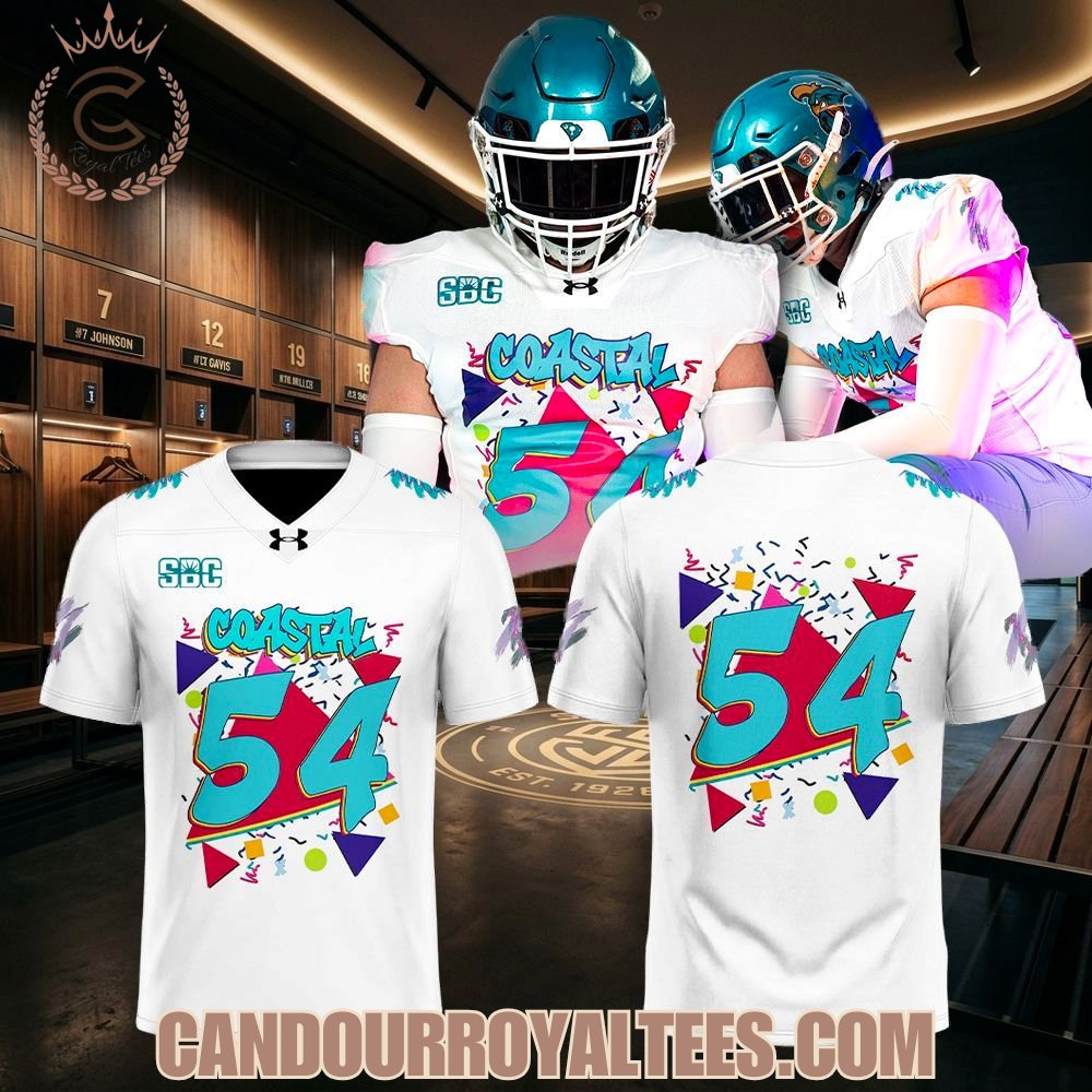 Coastal Carolina 90’s Football Jersey