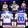 Colorado Eagles Introducing our USA Hockey themed jerseys for USA Hockey Night Hockey Jersey